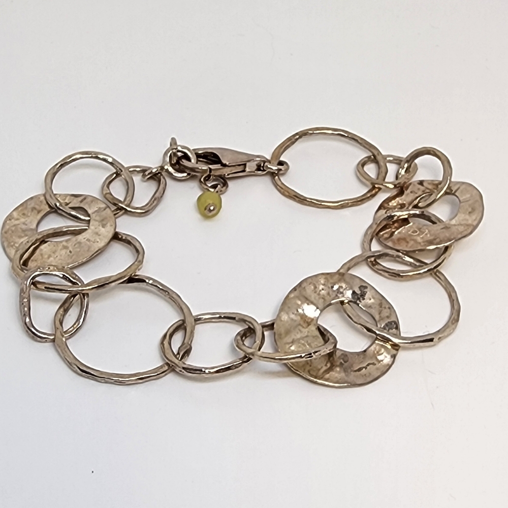 Silpada Sterling Hammered Circle Bracelet - Picture 5 of 5